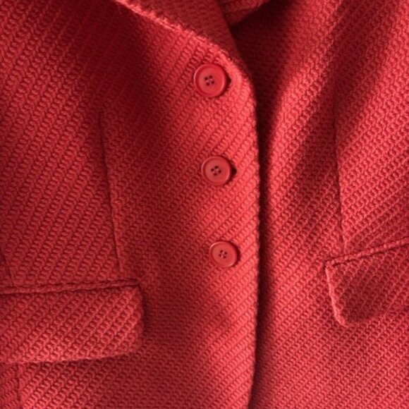 Ann Taylor Loft Petite 6 100% Wool Modern Career Lined Blazer Jacket 3 Button - Picture 4 of 8